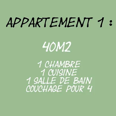 Gregbnb - Appartement 1 Chambre - Balcom - Clim -2 Apartman *